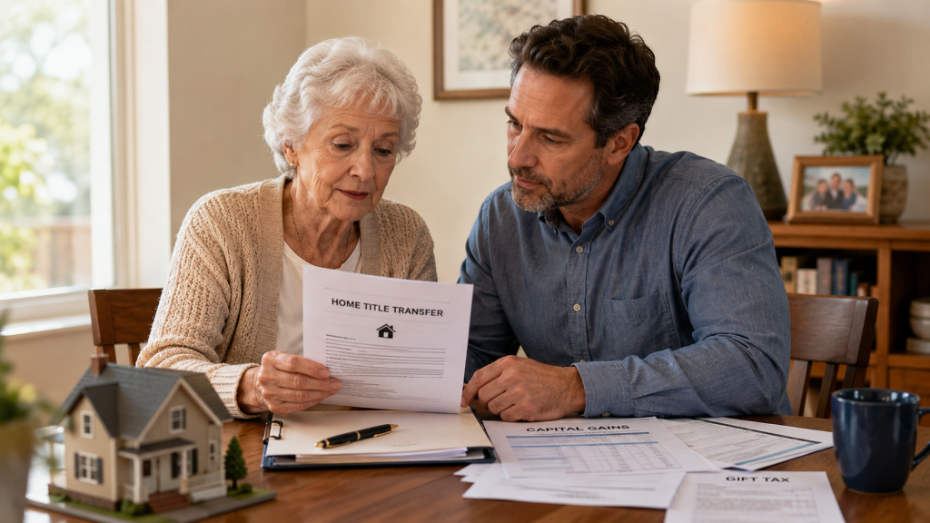 tax consequences of transferring home to child